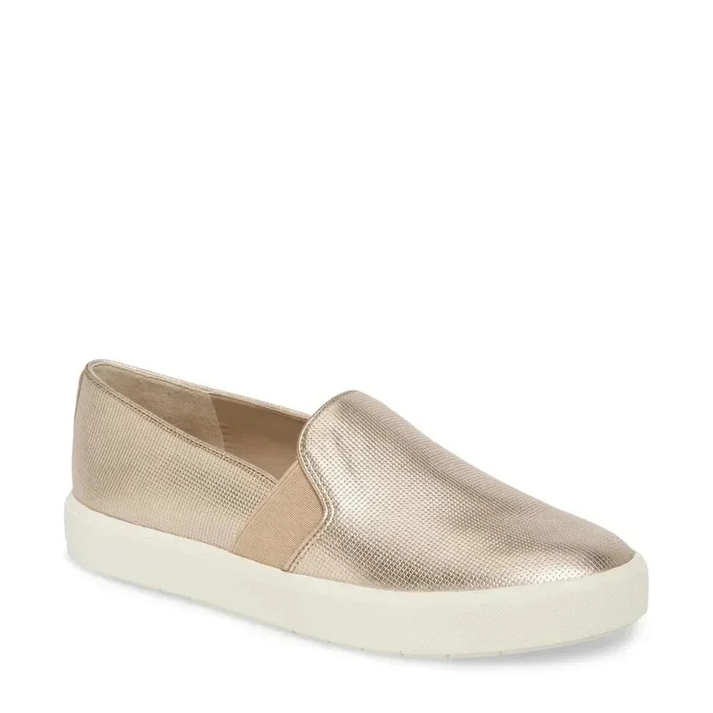 Vince Metallic Blair 5 Slip On Sneakers